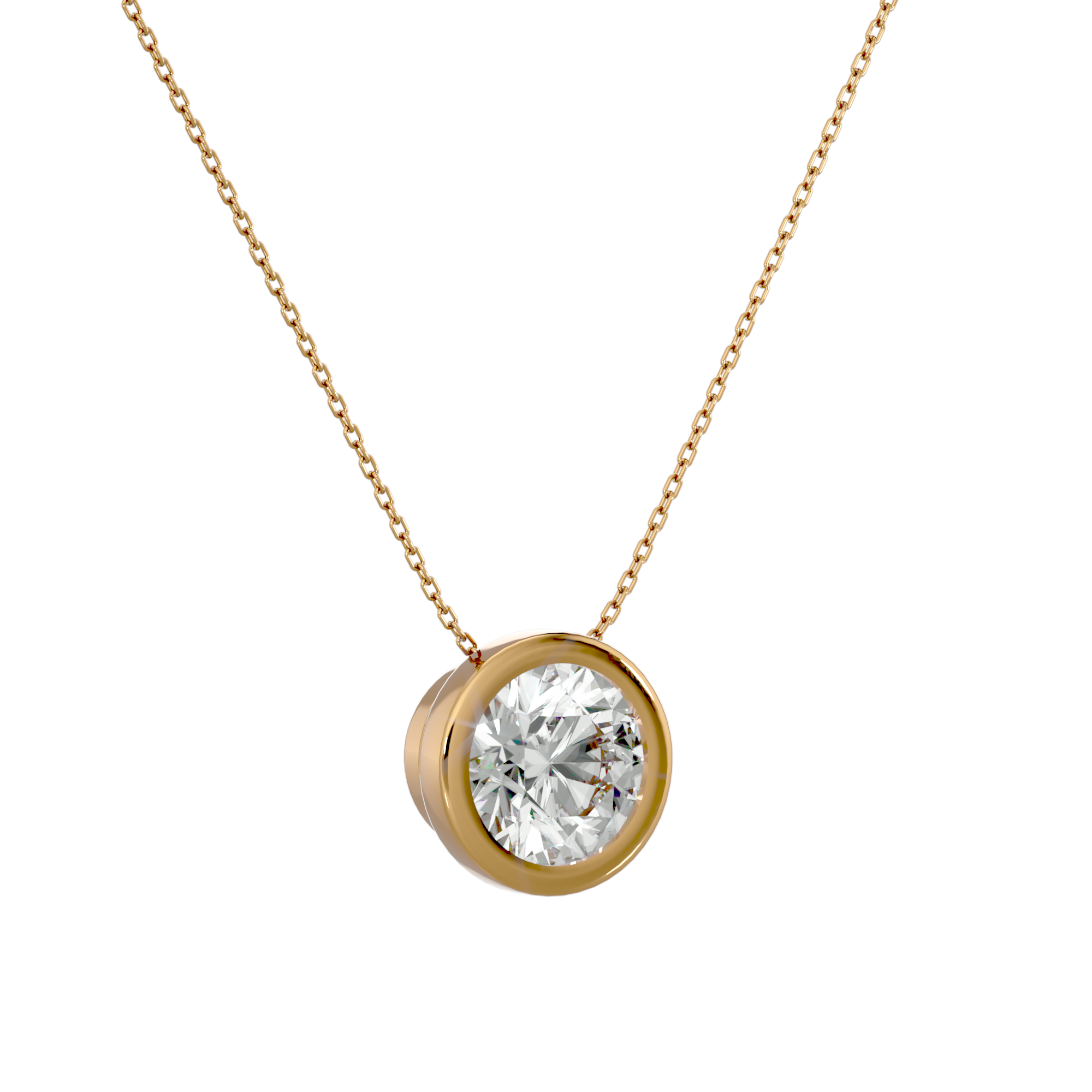 Ember Solitaire Pendant
