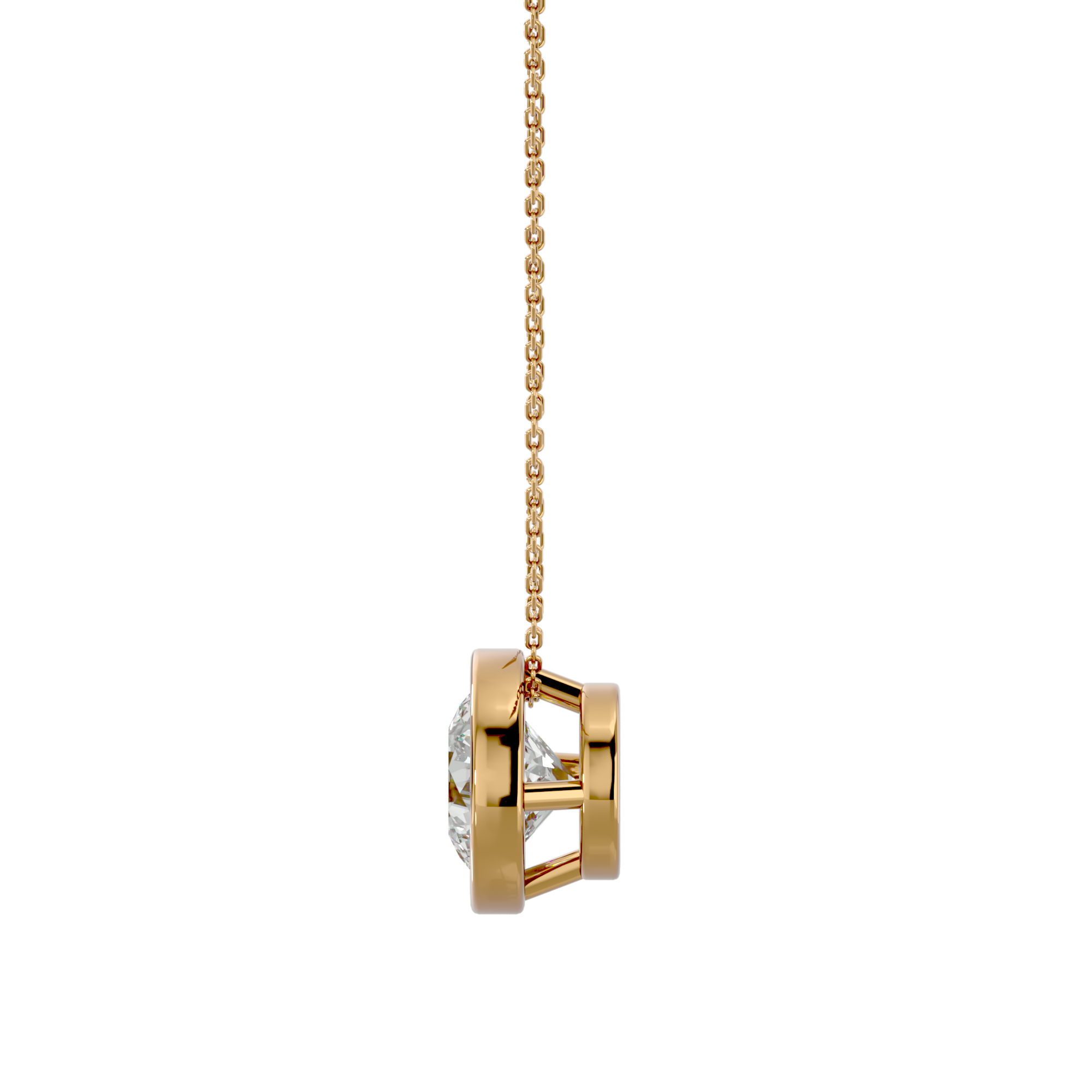 Ember Solitaire Pendant