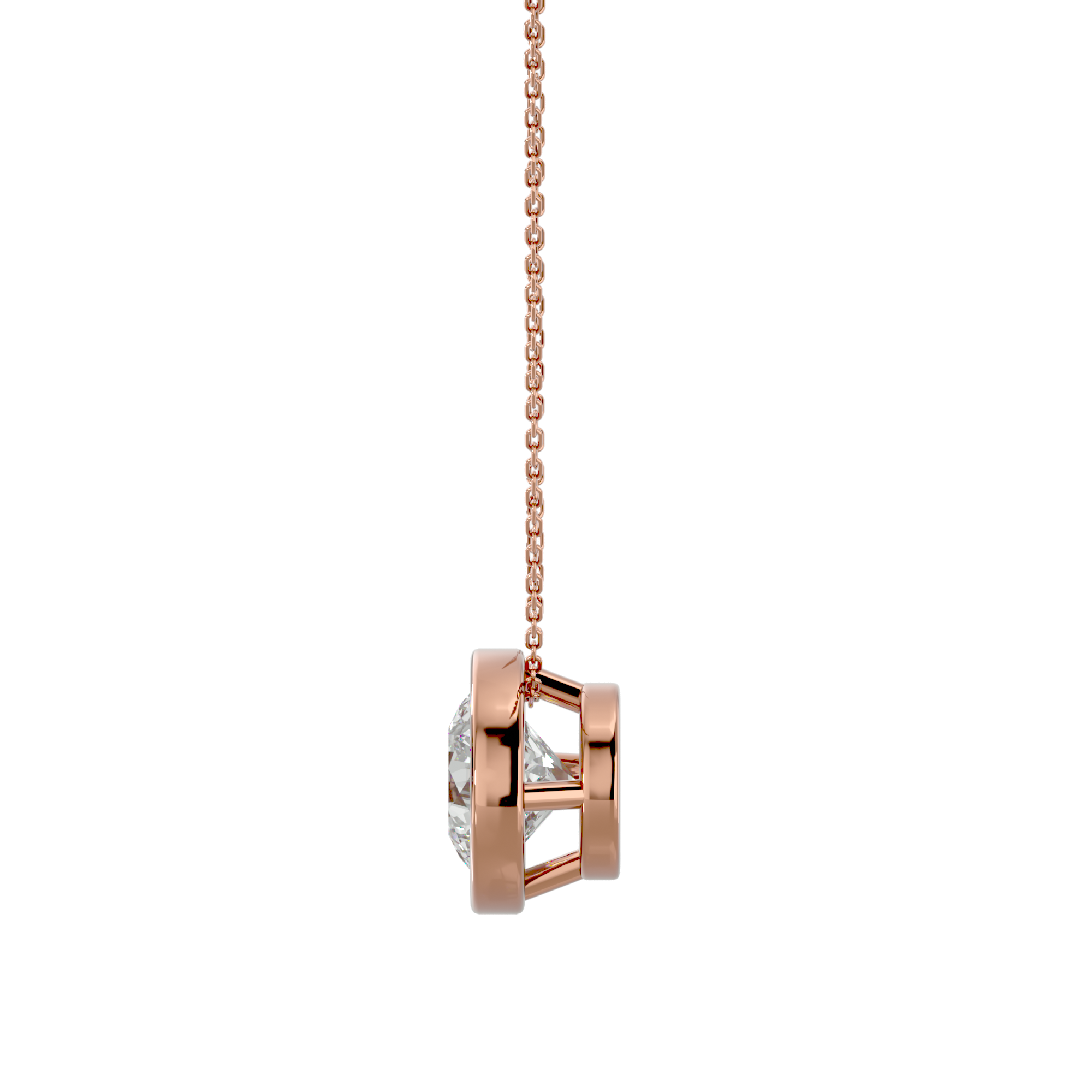 Ember Solitaire Pendant