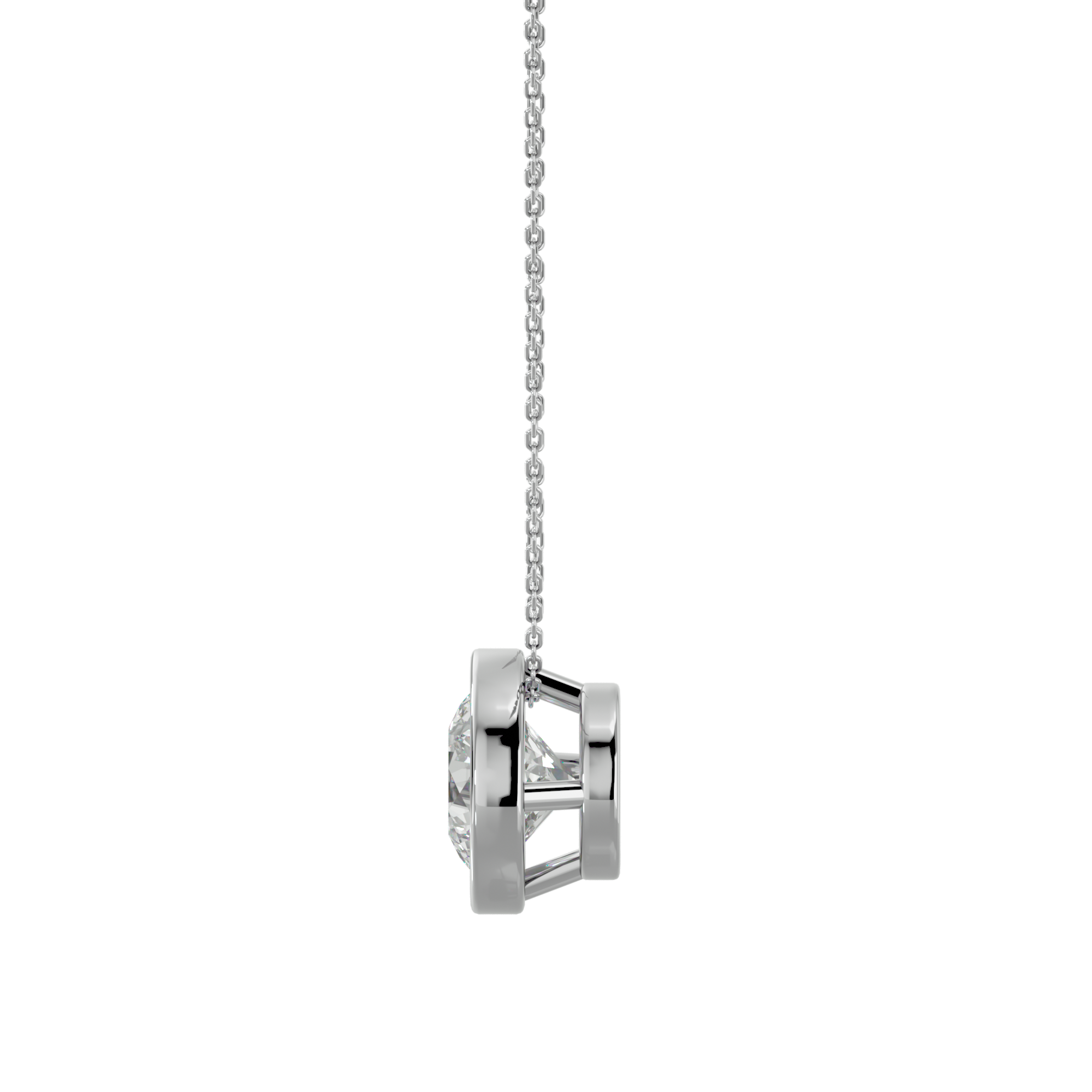 Ember Solitaire Pendant