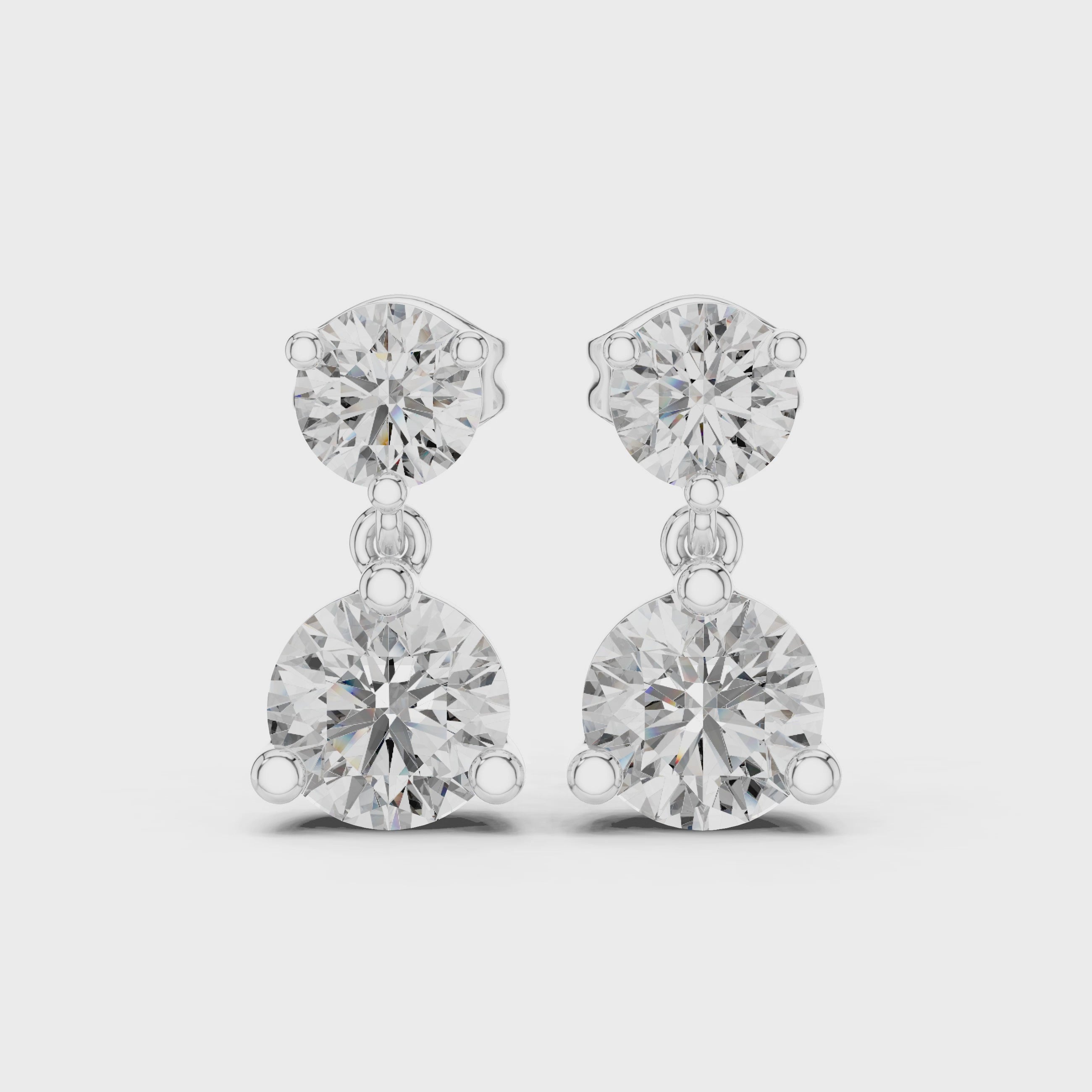 Alexandra Solitaire Earring