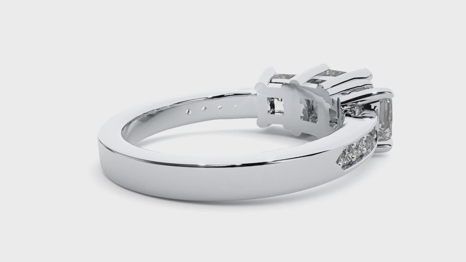 Adriana Three Stone Ring