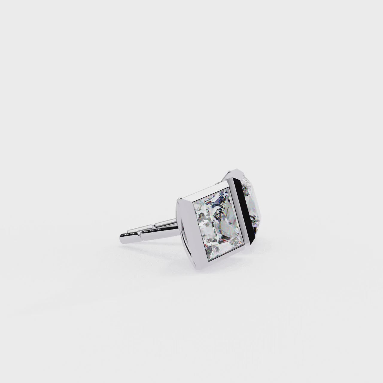 Samantha Solitaire Earring