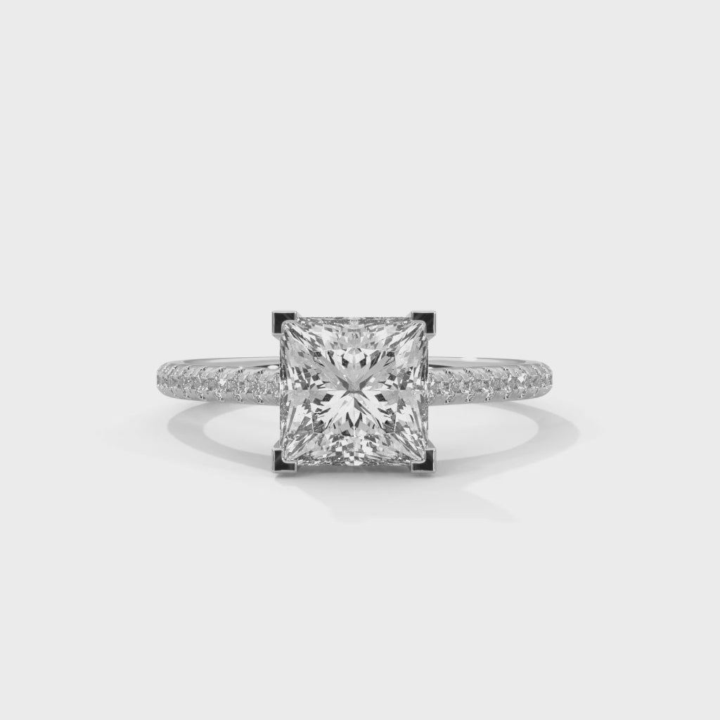Flora Solitaire Ring