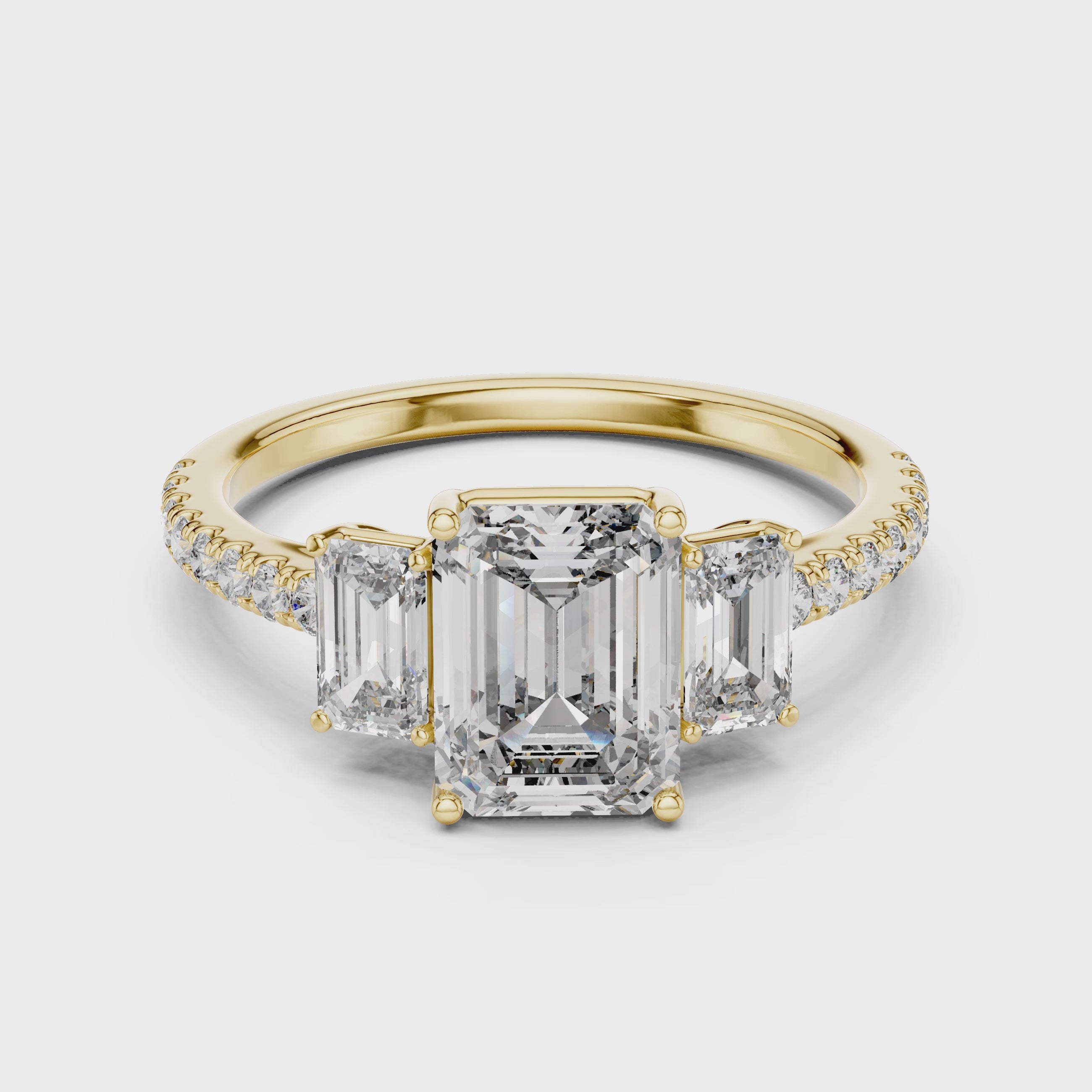 Gabriella Three Stone Ring