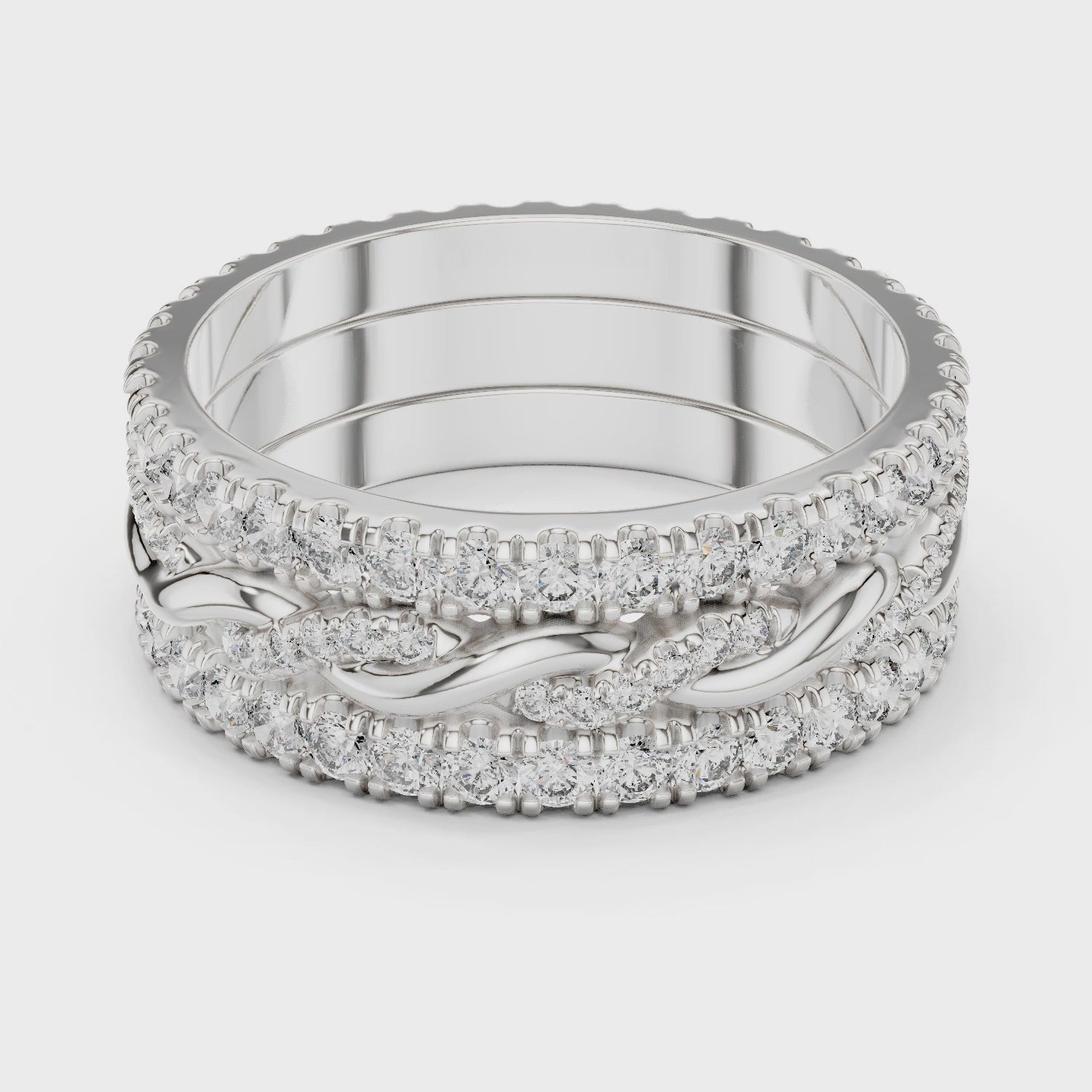 Evangeline Diamond Band