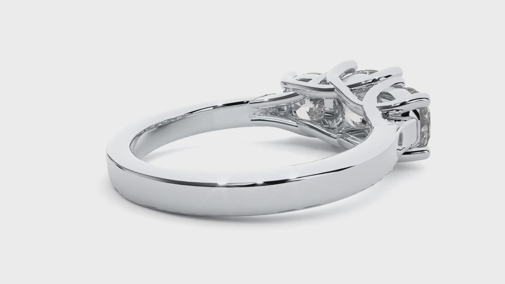 Tessa Three Stone Ring