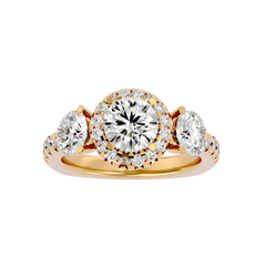 Jacqueline Three Stone Ring